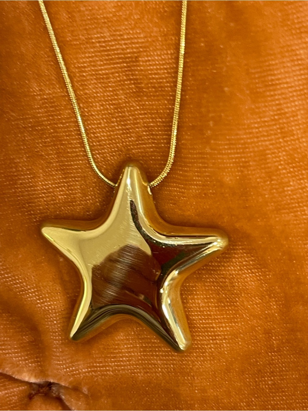 Gold Star Pendant Necklace - Picture 3 of 5